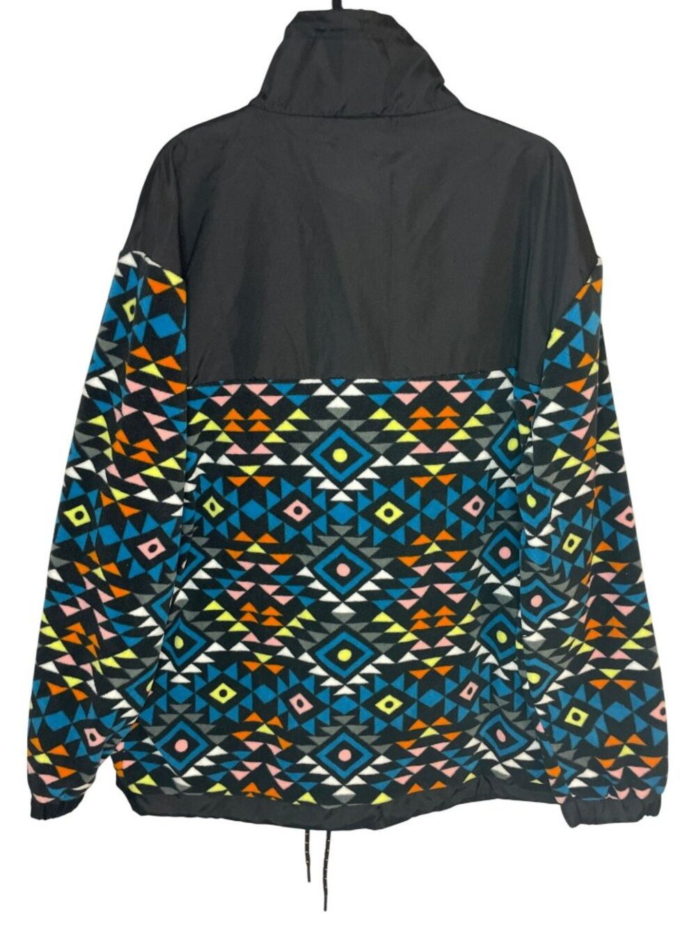 Ellesse Freya 1/2 Zip Track Top Multicolor Geometric Fleece Jacket Women's UK 8 - Picture 2 of 9